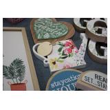 Home decor, wall art, and napkin ho...