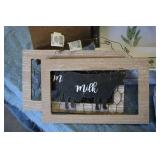 Salt and pepper shakers, wall decor...