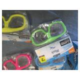 Swim masks, wind up sea animals and...