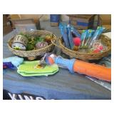 2 Baskets filled with goodies...
