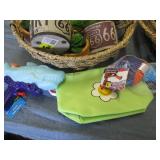 2 Baskets filled with goodies...