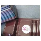 Lot of freezer trays and small bowl...