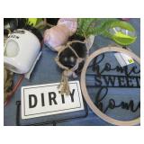Assortment of home goods...
