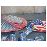 Patriotic d cor and glow bling...