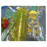 Drinkware and fly swatters...