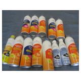 Sunscreen spray...