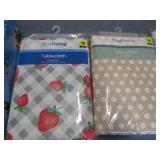 Tablecloths and an air pump...