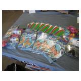 Pool toys and masks...