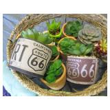 2 Baskets filled with goodies...