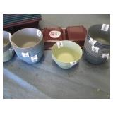 Lot of freezer trays and small bowl...