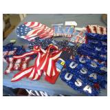 Patriotic plates and decor...