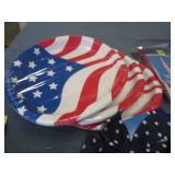 Patriotic plates and decor...