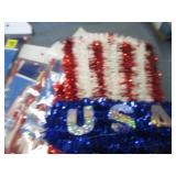 Patriotic plates and decor...