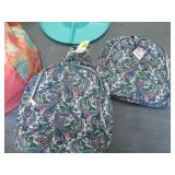 Plastic storage totes, duffle bag a...