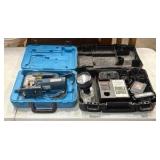 Bosch 1587VS Jigsaw; Panasonic work light/flashlight + batteries