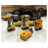 Dewalt Hammer, Impact driver, Flashlight Charger