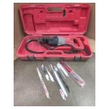 Milwaukee corded Sawzall reciprocating - In case w/ extra blades