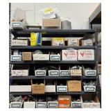 Electrical hardware on 5 shelves and top
