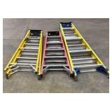 (2) 6ft ladders + (1) Louisville 8ft ladder