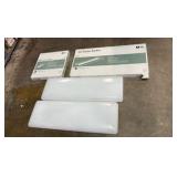 Lights: 2x2 and 3x4 Baskets; Recessed Troeffer Fixtures