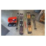 Elan Magfire and Head Mya No. 4 skis and wax kits