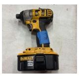 Dewalt impact driver, flashlight and charger
