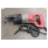 Milwaukee corded Sawzall reciprocating - In case w/ extra blades