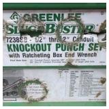 Greenlee slug buster Knockout Punch Set