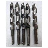 (35) Drill auger bits; Milwaukee, Greenlee, Diablo