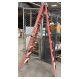 (2) Louisville 8ft stepladders
