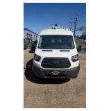2015 Ford Transit with ladder rack and tool rack inside
