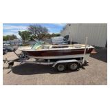 1972 Century Resorter Boat & 2017 Ventura Trailer