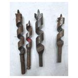 (35) Drill auger bits; Milwaukee, Greenlee, Diablo