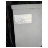 Temporary electrical service Siemans 125-amp outdoor electrical box, Square D enclosure