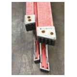 (2) Louisville 8ft stepladders