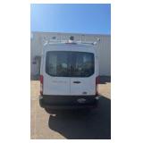 2015 Ford Transit with ladder rack and tool rack inside