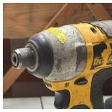 Dewalt impact driver, flashlight and charger