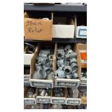 Electrical hardware on 5 shelves and top
