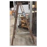(2) 6ft wood stepladders  and (1) 8ft wood stepladder