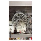 Lights and light bulb guard cages: