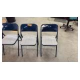 Samsonite Card table 33” x 33” with 4 chairs