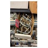 Electrical hardware on 5 shelves and top