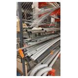 Conduit pipes of assorted sizes longest size is 10’