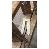 (2) 6ft wood stepladders  and (1) 8ft wood stepladder