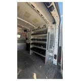 2015 Ford Transit with ladder rack and tool rack inside