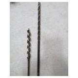 (35) Drill auger bits; Milwaukee, Greenlee, Diablo