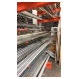Conduit pipes of assorted sizes longest size is 10’