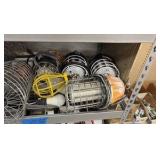 Lights and light bulb guard cages: