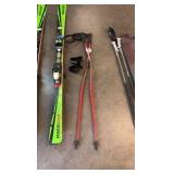 Elan and Swix skis and poles