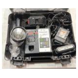Bosch 1587VS Jigsaw; Panasonic work light/flashlight + batteries